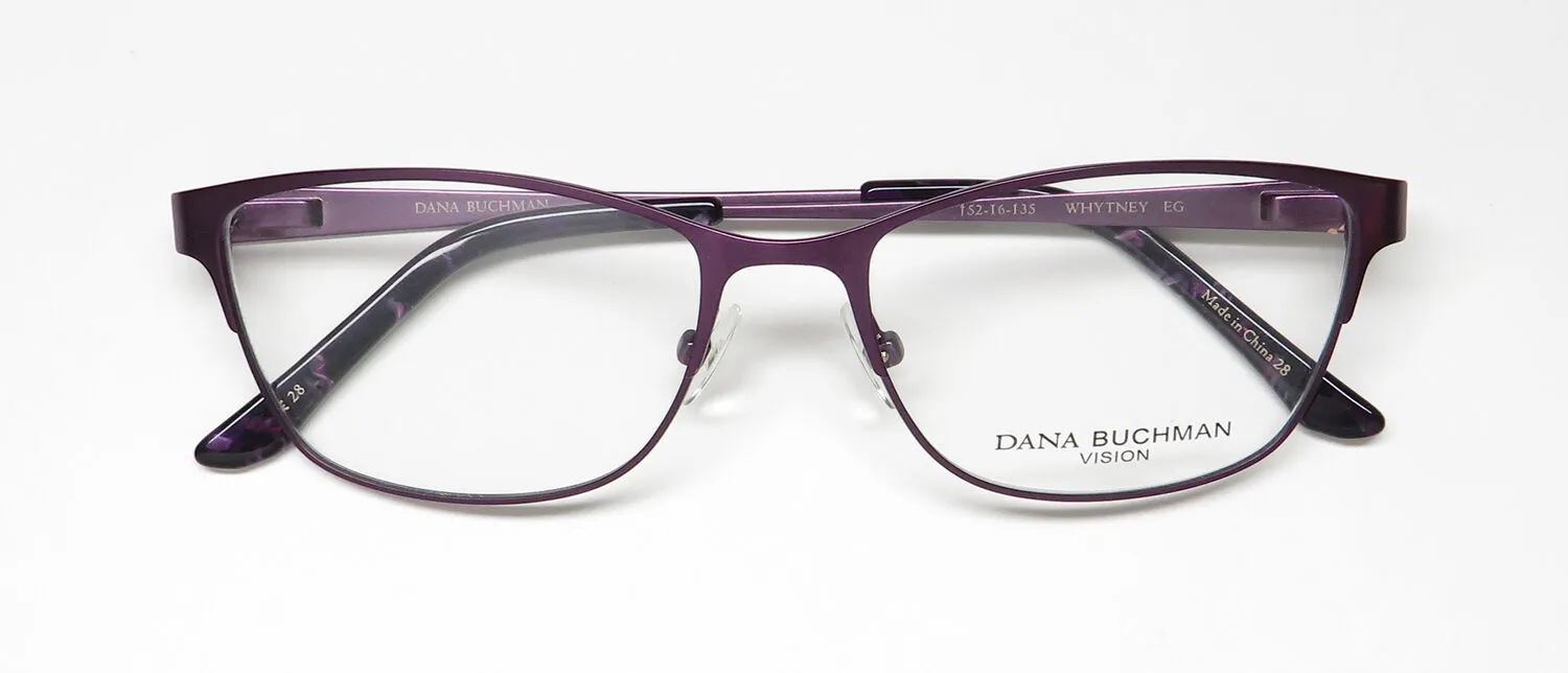 Dana Buchman Whytney eg Eyeglasses Eggplant 52mm 2