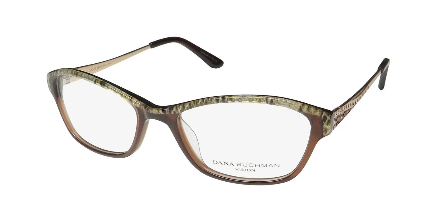 Dana Buchman Rosamund bu Eyeglasses Burgundy Snake 51mm