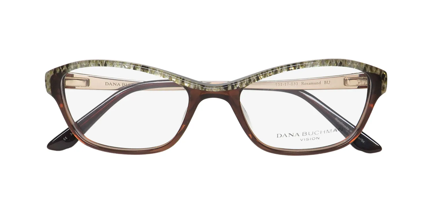 Dana Buchman Rosamund bu Eyeglasses Burgundy Snake 51mm 2