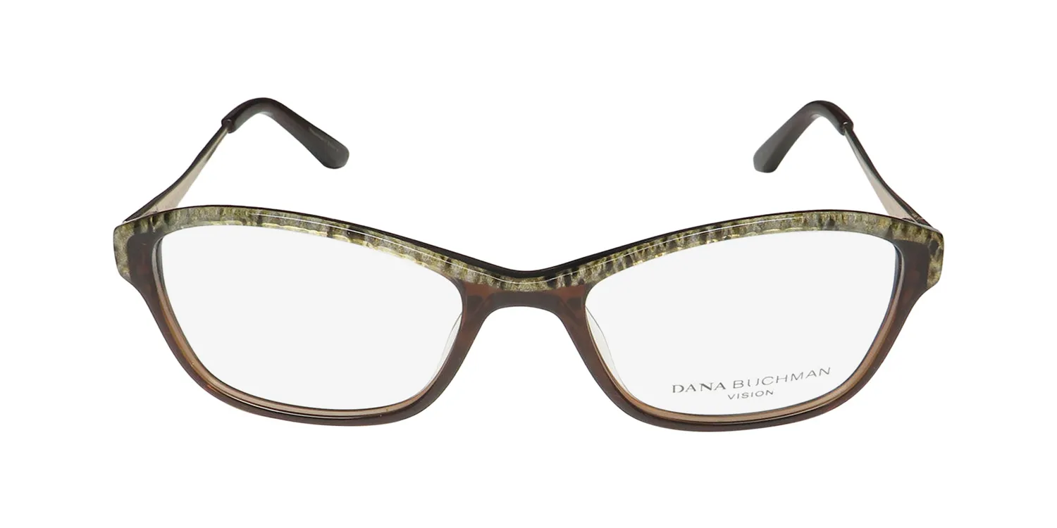 Dana Buchman Rosamund bu Eyeglasses Burgundy Snake 51mm 3