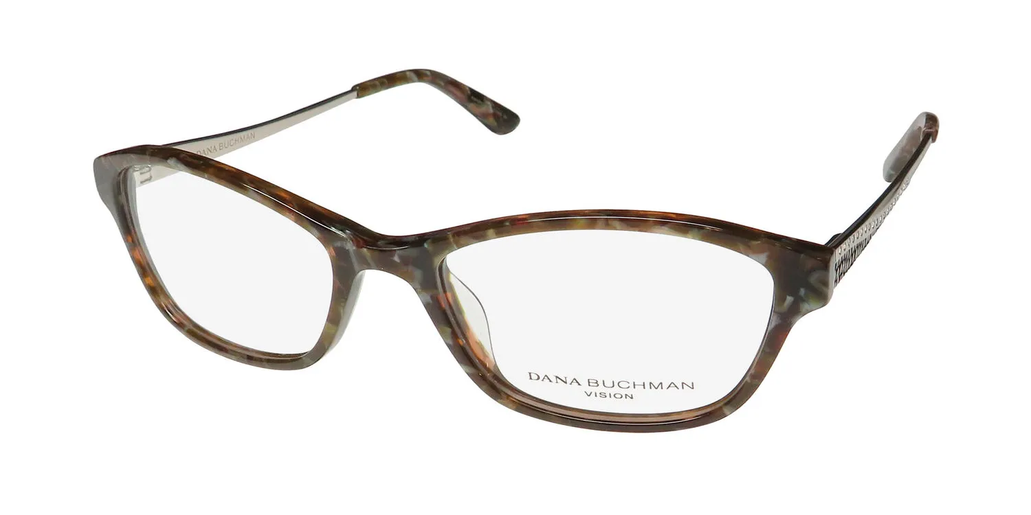 Dana Buchman Rosamund to Eyeglasses Marble Tortoise 51mm