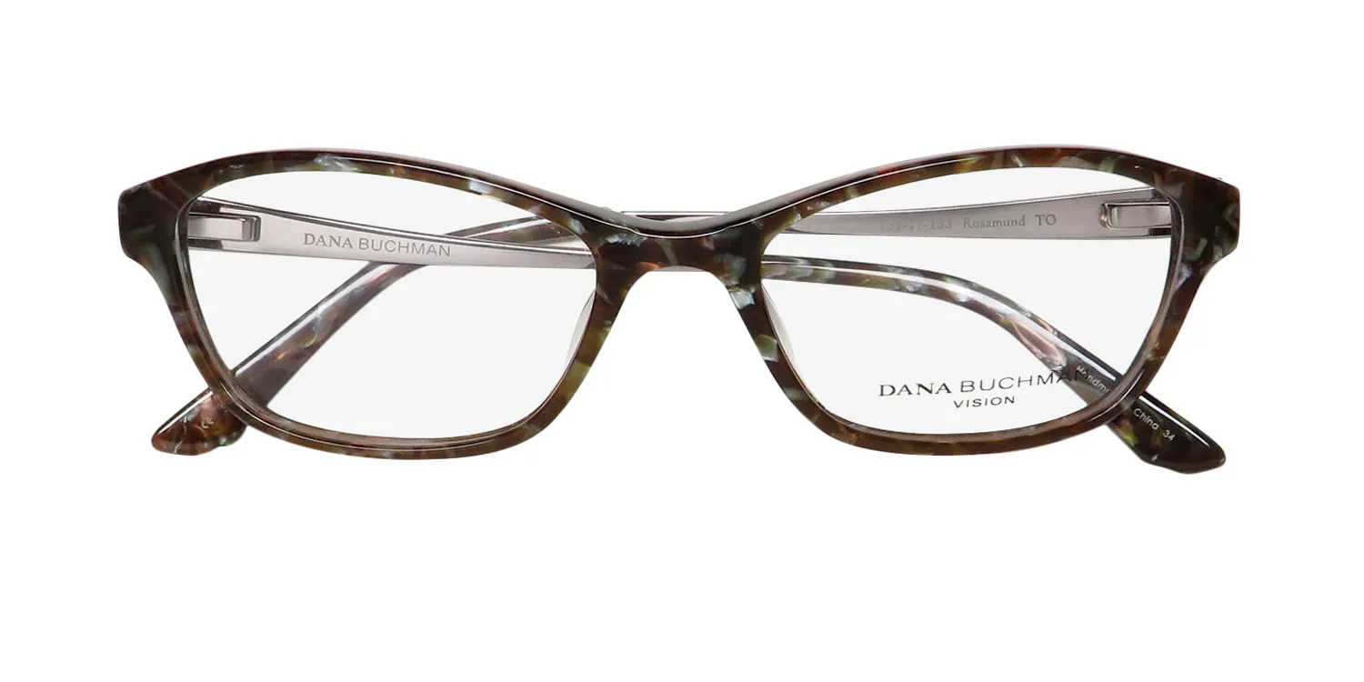 Dana Buchman Rosamund to Eyeglasses Marble Tortoise 51mm 2