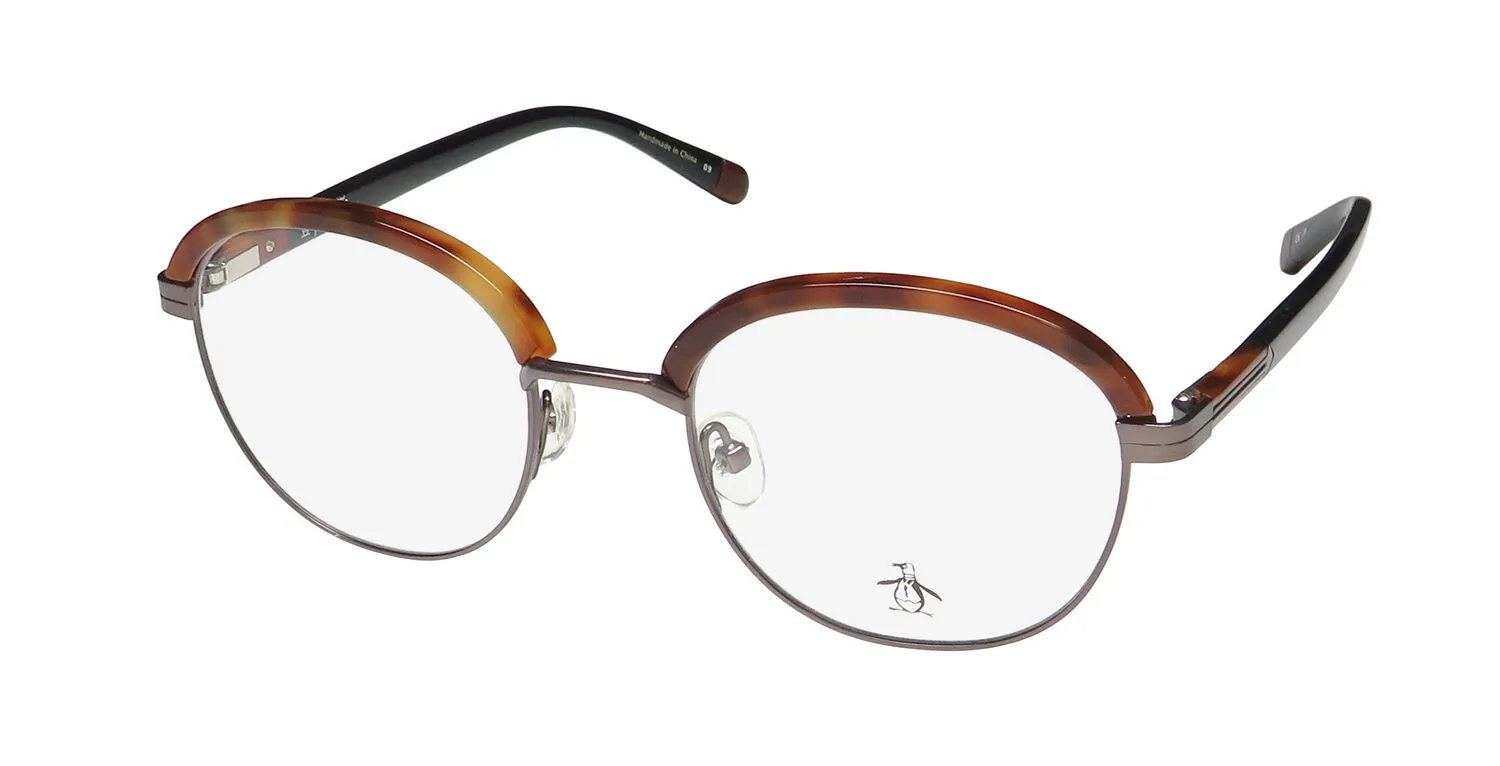 Original Penguin The Jackson to Eyeglasses Tortoise Gunmetal 49mm