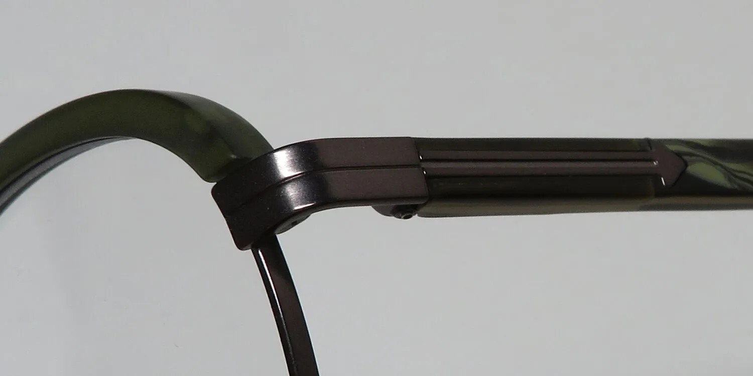 Original Penguin The Jackson ol Eyeglasses Burnt Olive Gunmetal 49mm 6