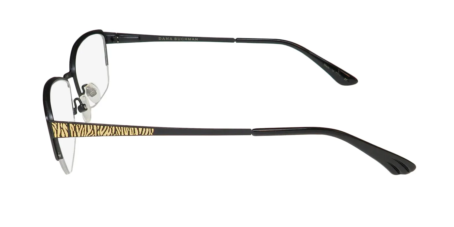 Dana Buchman Nala bk Eyeglasses Black Gold 53mm 4