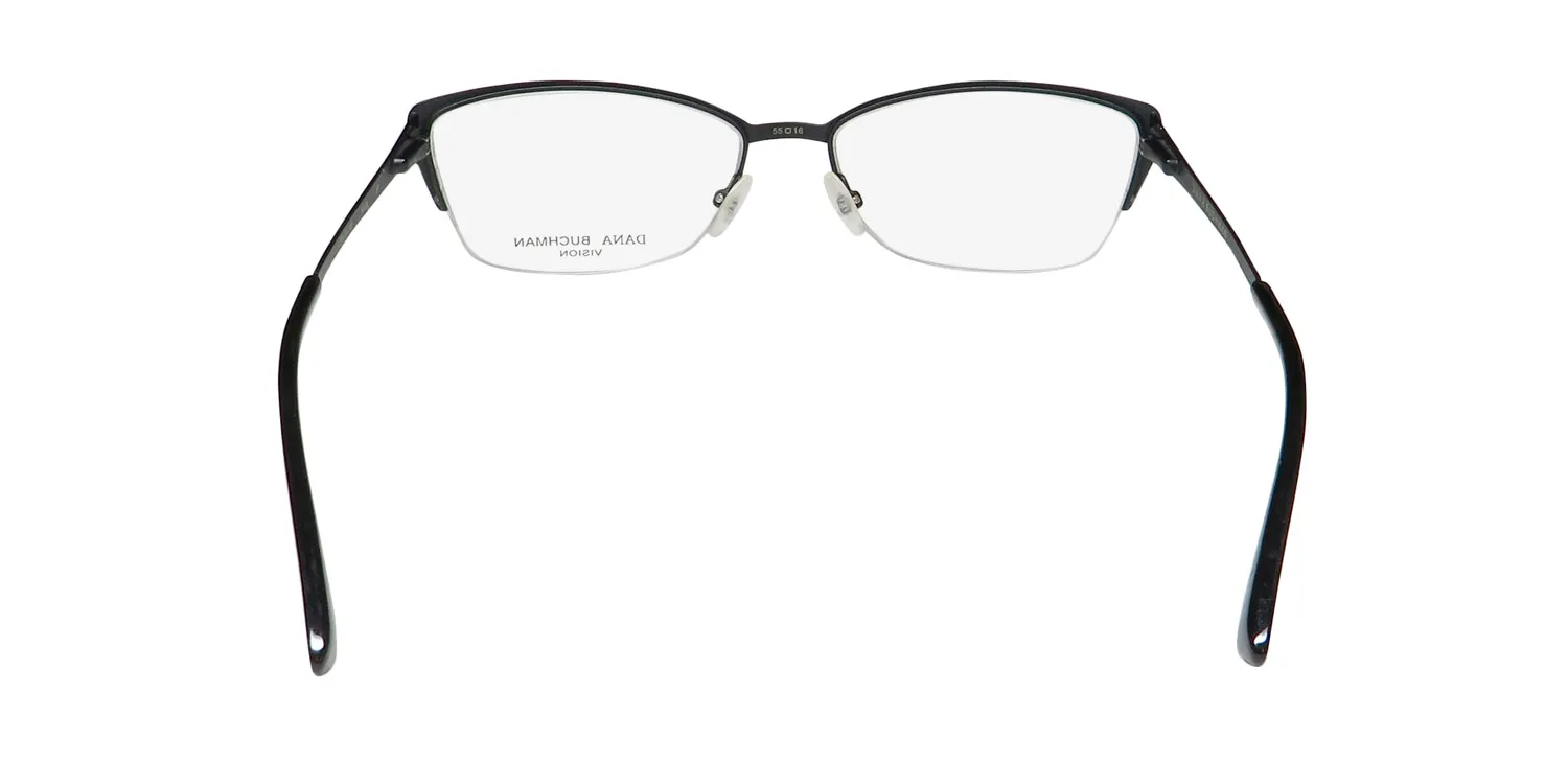 Dana Buchman Nala bk Eyeglasses Black Gold 53mm 5