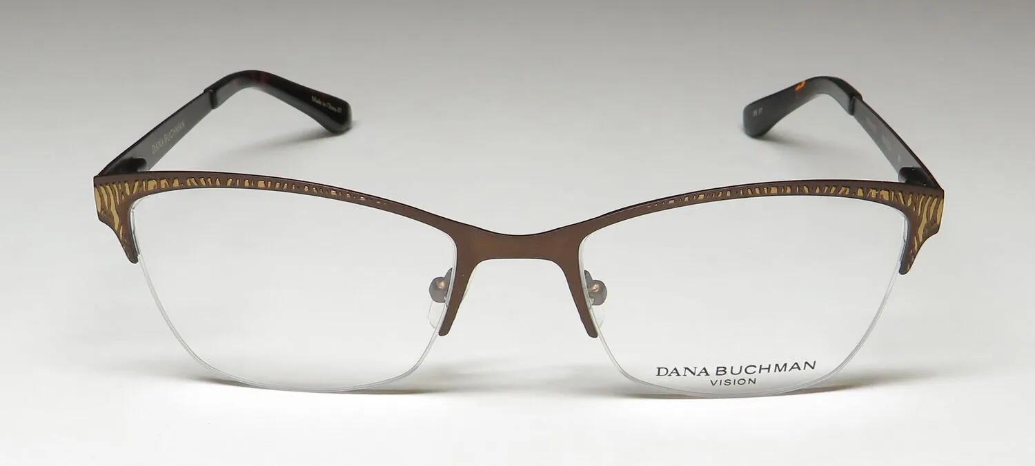 Dana Buchman Cordelia br Eyeglasses Brown Gold 52mm 3
