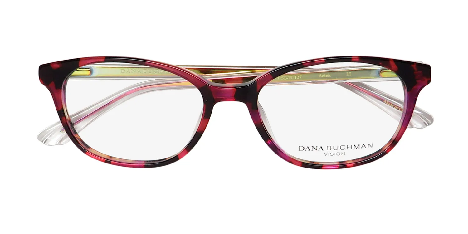 Dana Buchman Anicia li Eyeglasses Lilac Tortoise 51mm 2