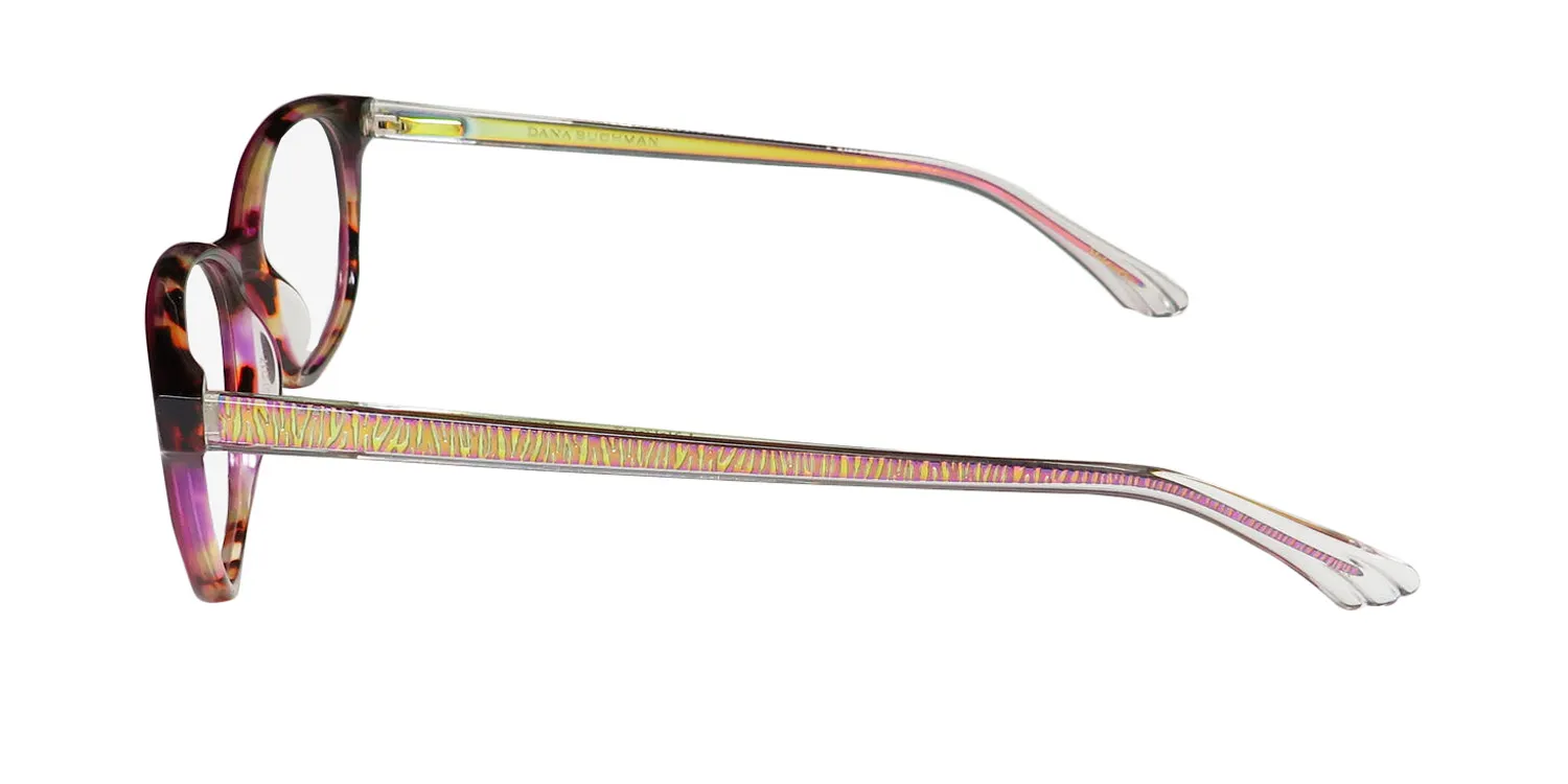 Dana Buchman Anicia li Eyeglasses Lilac Tortoise 53mm 4