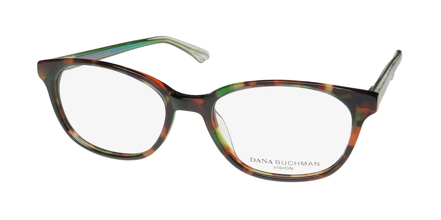 Dana Buchman Anicia gn Eyeglasses Green Tortoise 51mm