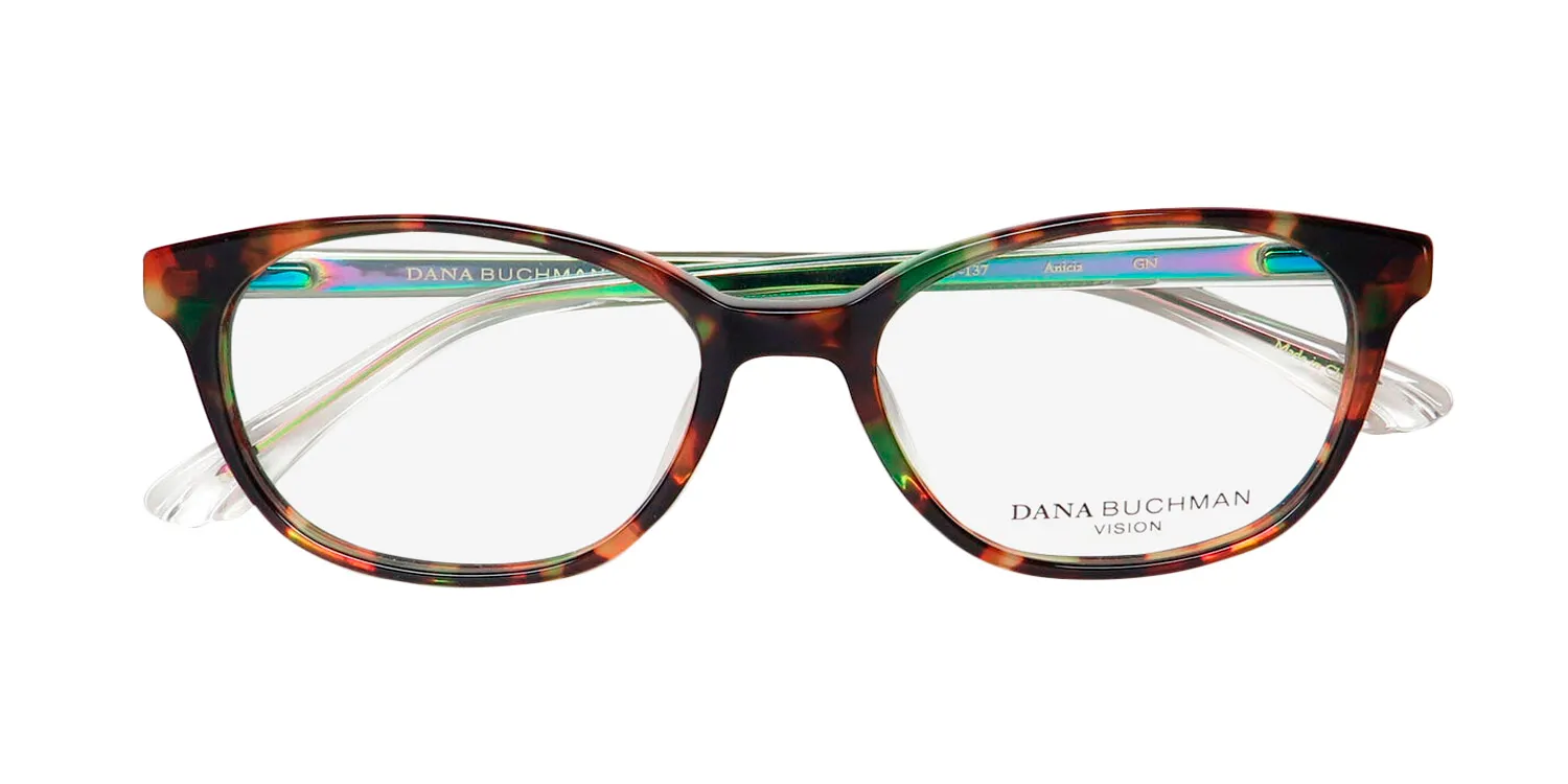 Dana Buchman Anicia gn Eyeglasses Green Tortoise 51mm 2