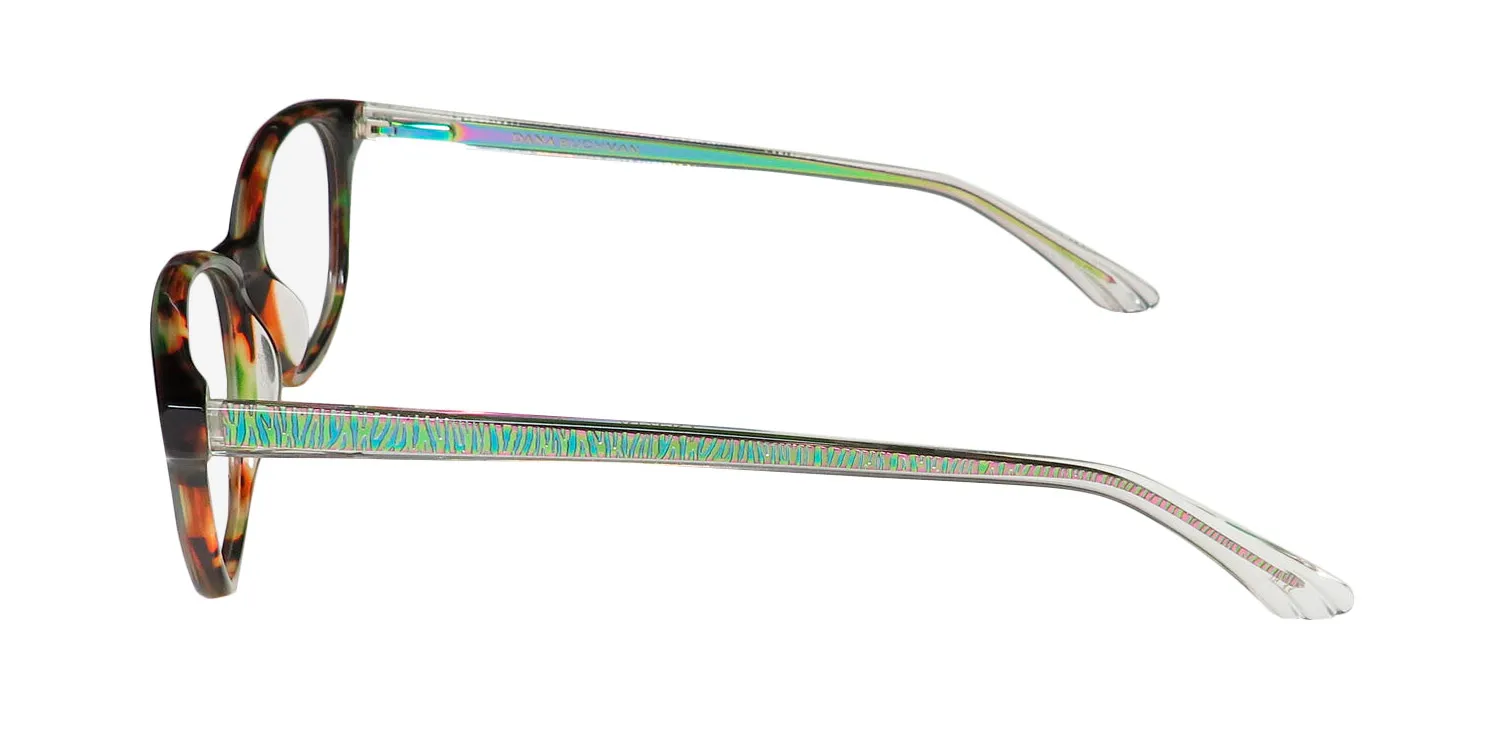 Dana Buchman Anicia gn Eyeglasses Green Tortoise 51mm 4