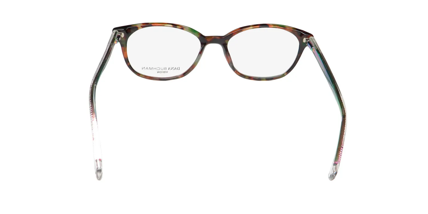 Dana Buchman Anicia gn Eyeglasses Green Tortoise 51mm 5