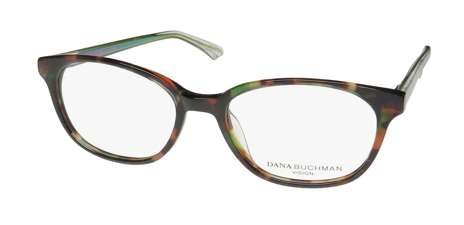 Dana Buchman Anicia gn Eyeglasses Green Tortoise 53mm