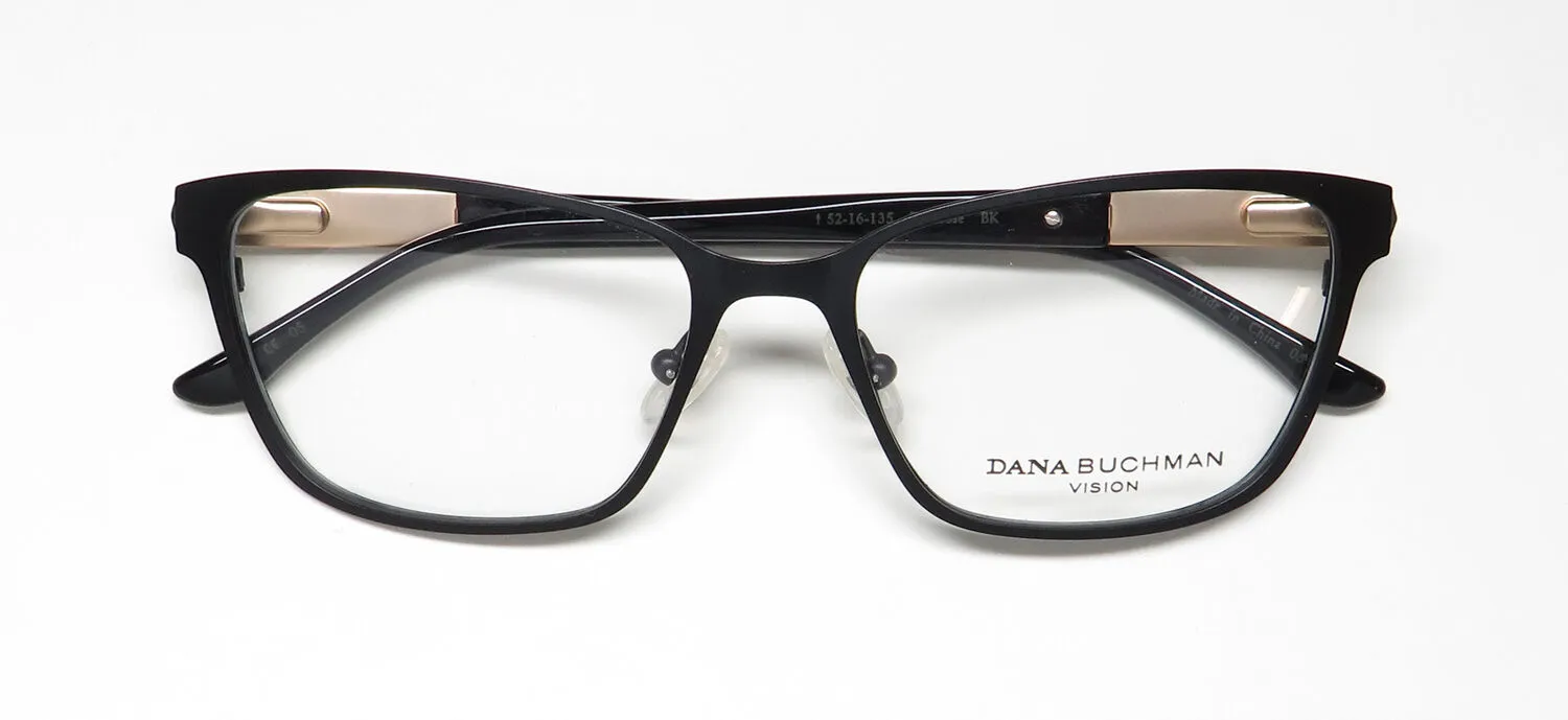 Dana Buchman Primrose bk Eyeglasses Black 52mm 2