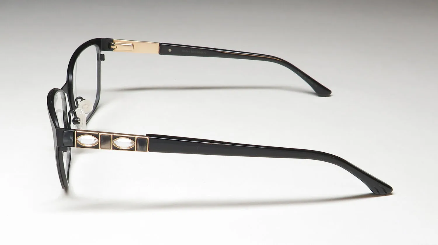 Dana Buchman Primrose bk Eyeglasses Black 52mm 4
