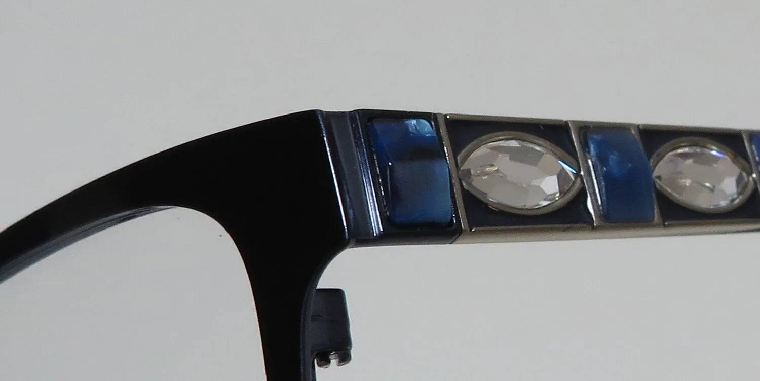 Dana Buchman Primrose nv Eyeglasses Navy 52mm 6