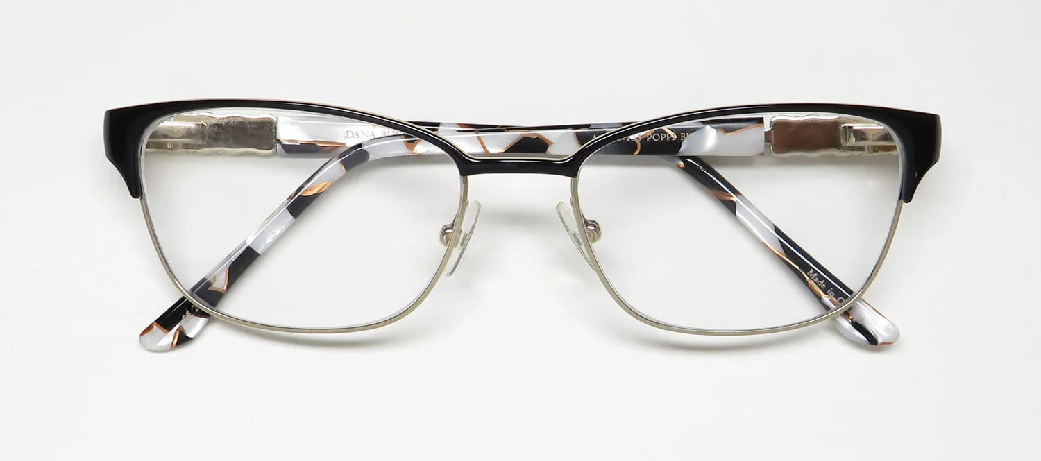 Dana Buchman Poppi bk Eyeglasses Black 52mm 2
