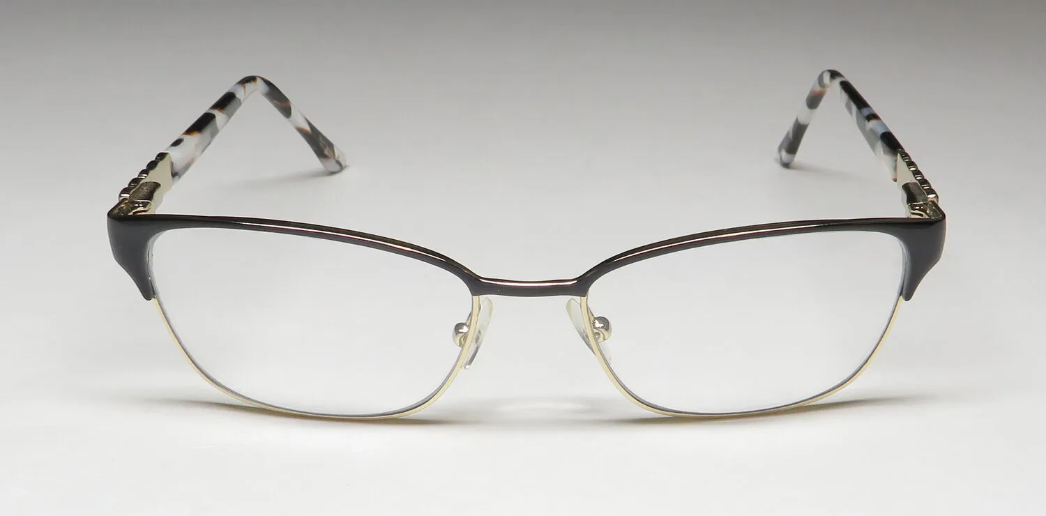 Dana Buchman Poppi bk Eyeglasses Black 52mm 3