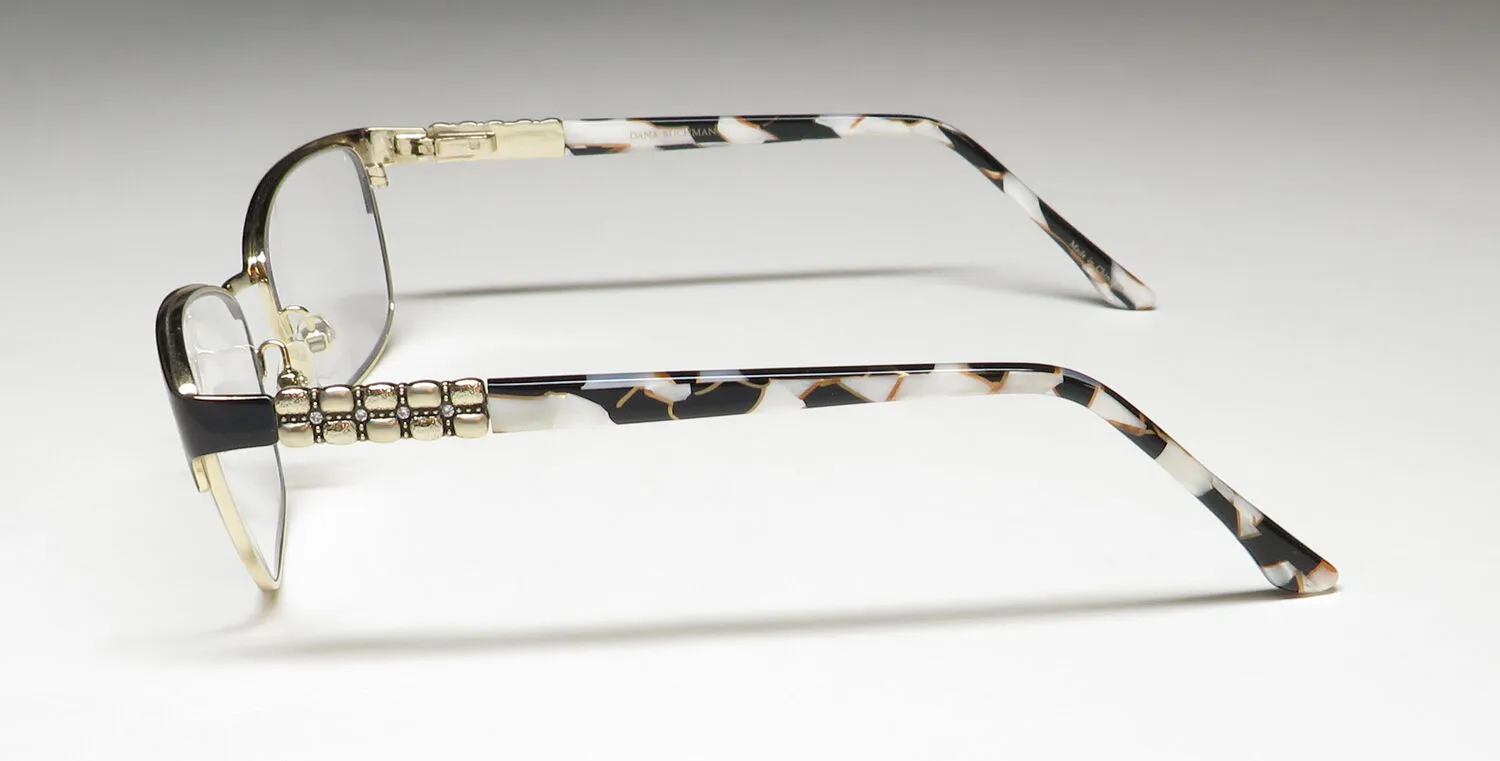 Dana Buchman Poppi bk Eyeglasses Black 52mm 4