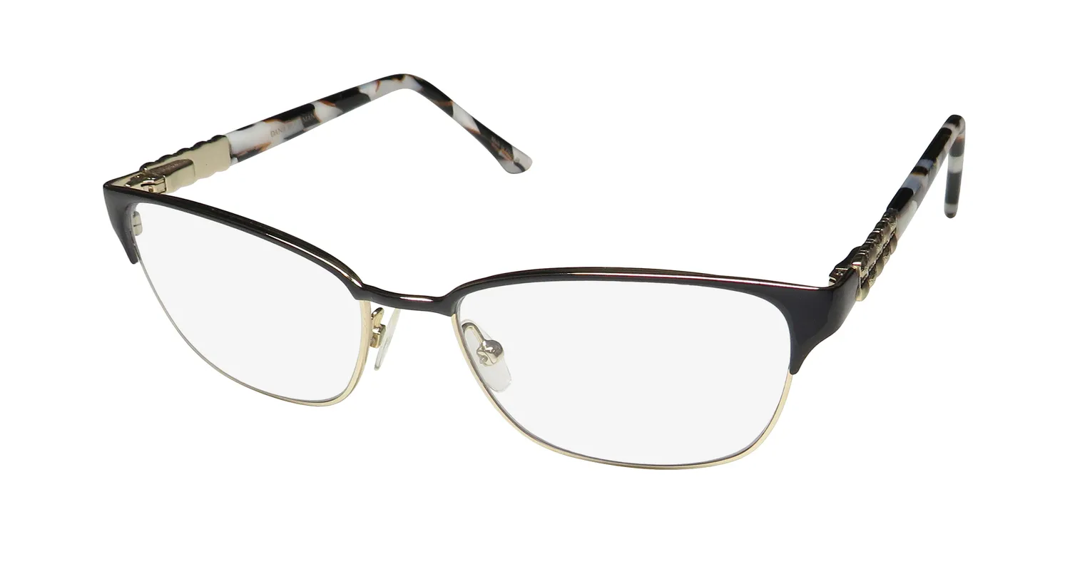 Dana Buchman Poppi bk Eyeglasses Black 54mm