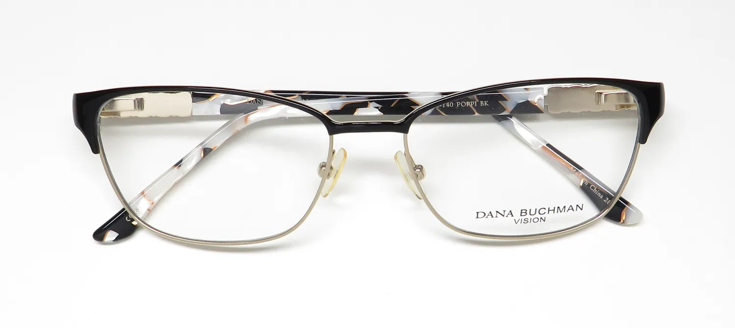 Dana Buchman Poppi bk Eyeglasses Black 54mm 2