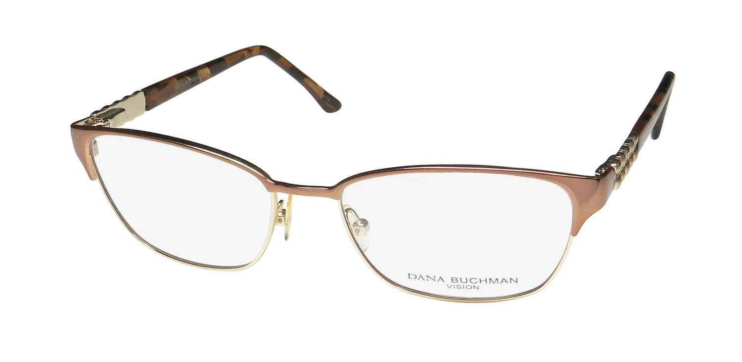 Dana Buchman Poppi tw Eyeglasses Tawny 52mm