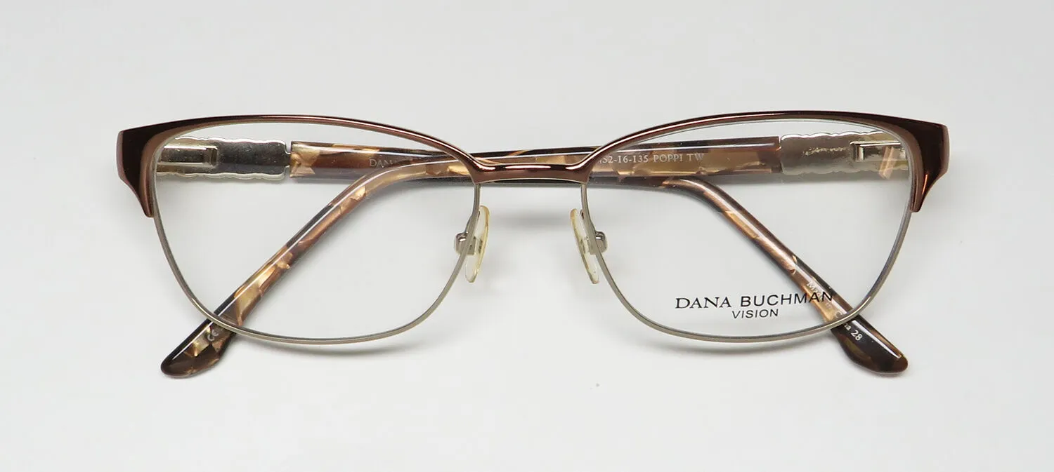 Dana Buchman Poppi tw Eyeglasses Tawny 52mm 2
