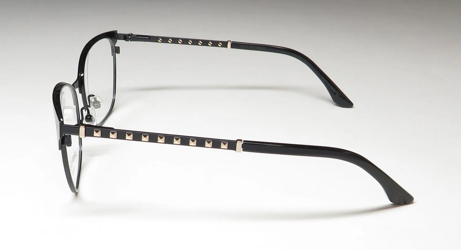 Dana Buchman Calla bk Eyeglasses Black 55mm 4