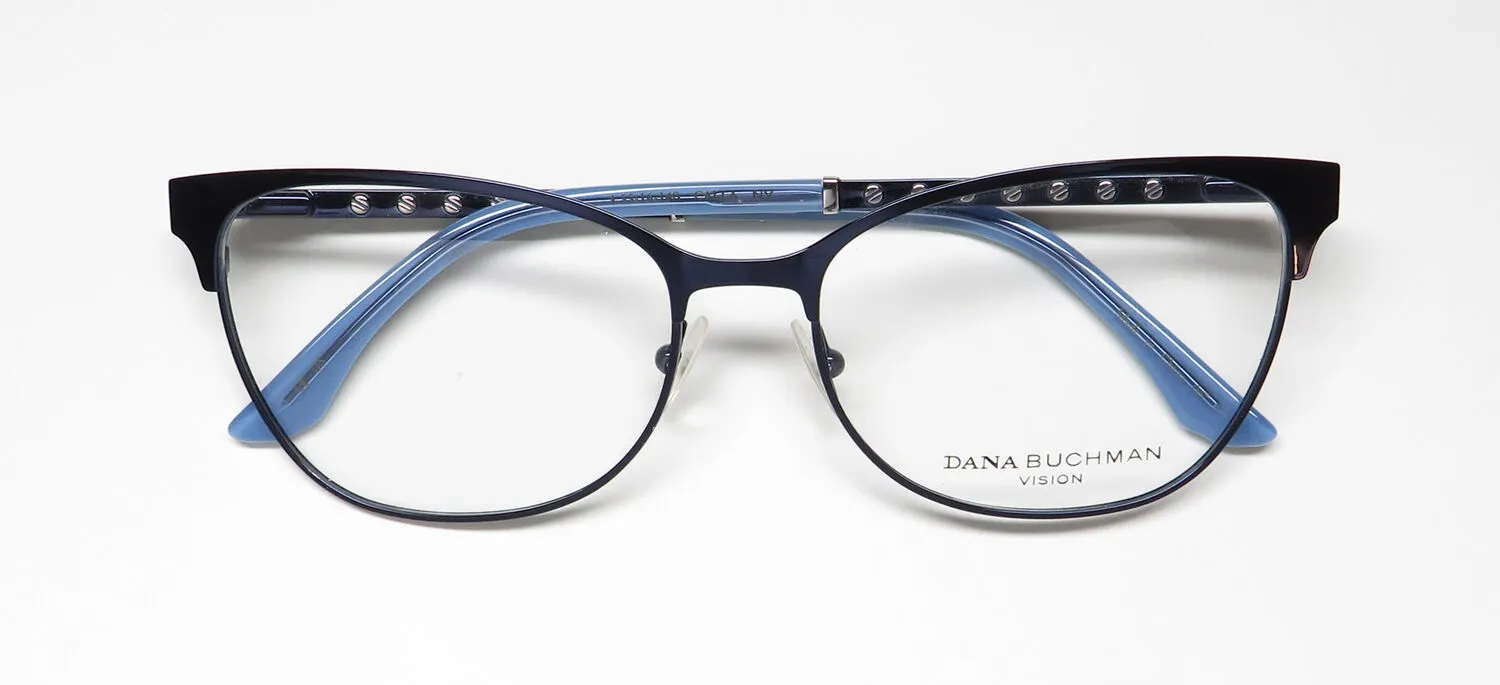 Dana Buchman Calla nv Eyeglasses Navy 55mm 2