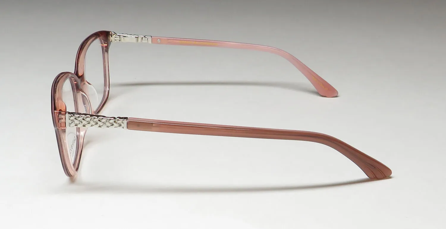 Dana Buchman Azalea ro Eyeglasses Terra Rose 51mm 4