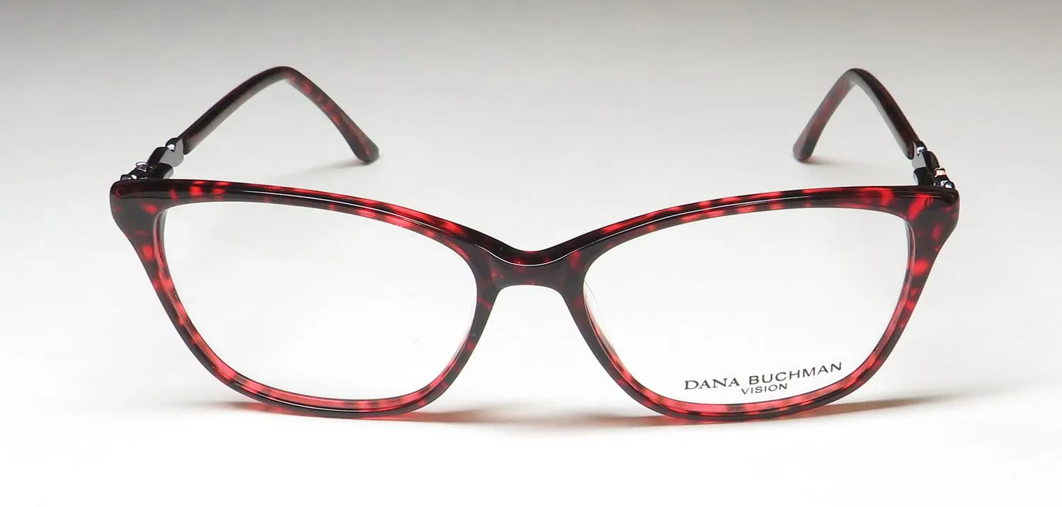 Dana Buchman Lillie ce Eyeglasses Cherry Tortoise 52mm 3