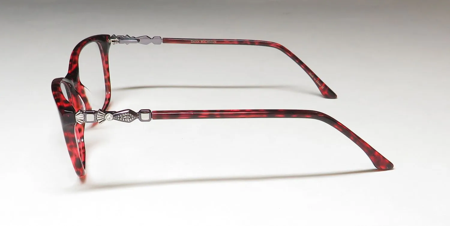 Dana Buchman Lillie ce Eyeglasses Cherry Tortoise 52mm 4