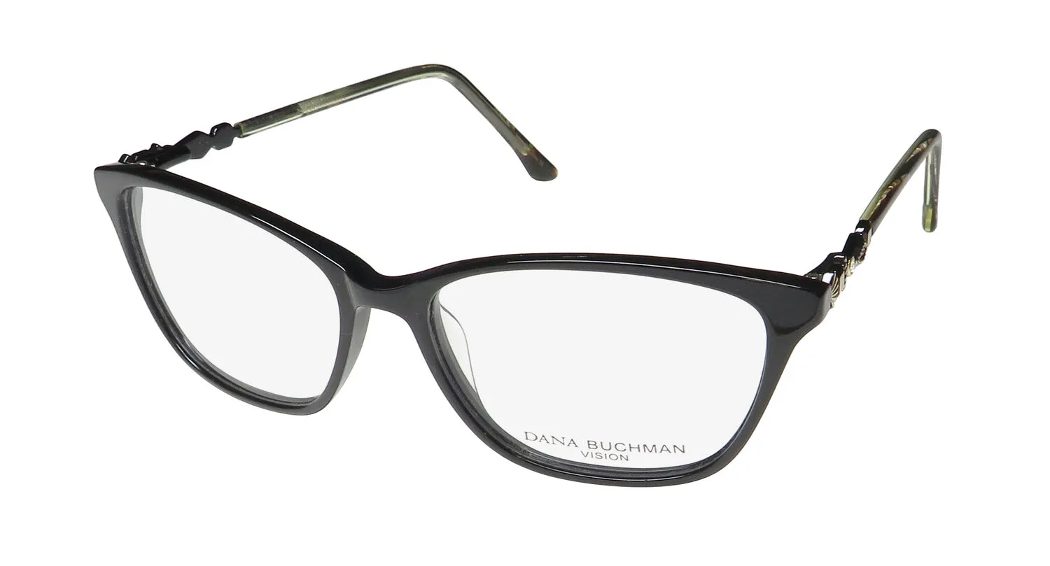 Dana Buchman Lillie eb Eyeglasses Ebony 52mm