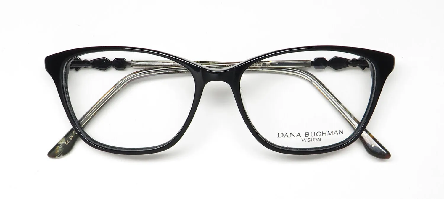 Dana Buchman Lillie eb Eyeglasses Ebony 52mm 2
