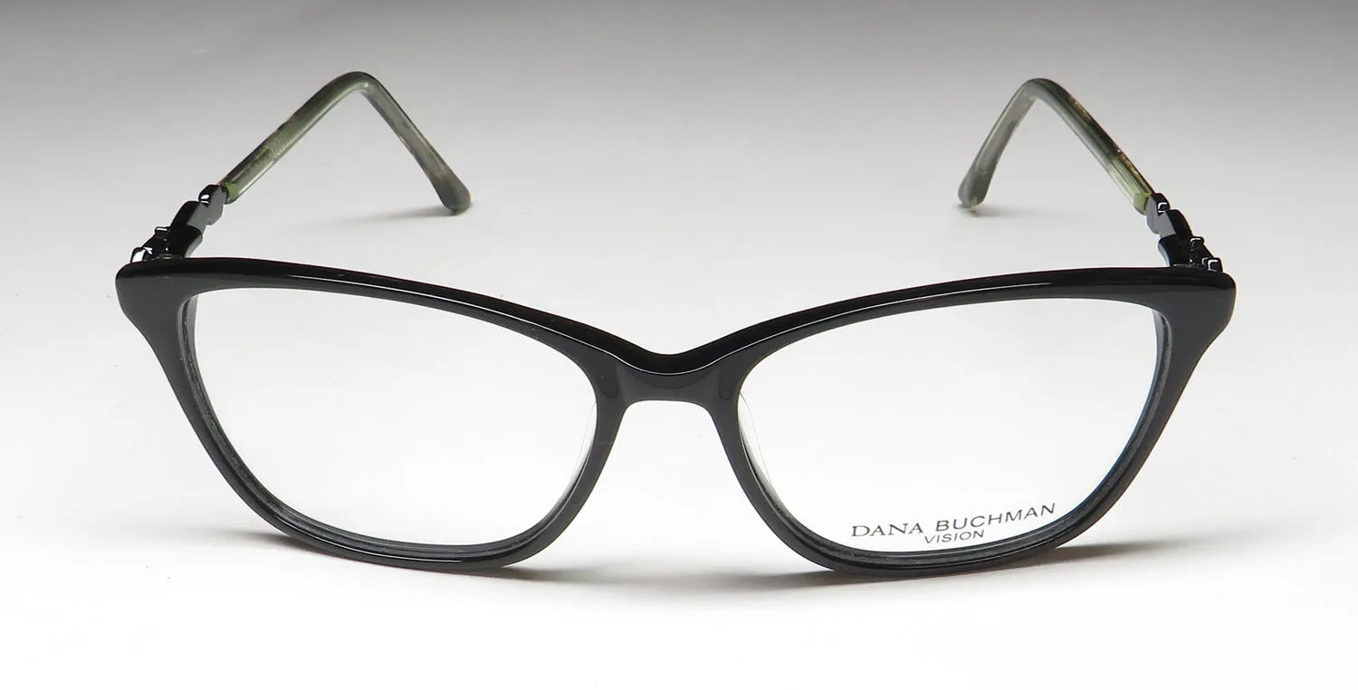 Dana Buchman Lillie eb Eyeglasses Ebony 52mm 3
