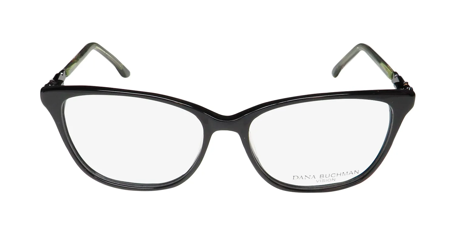 Dana Buchman Lillie eb Eyeglasses Ebony 54mm 3