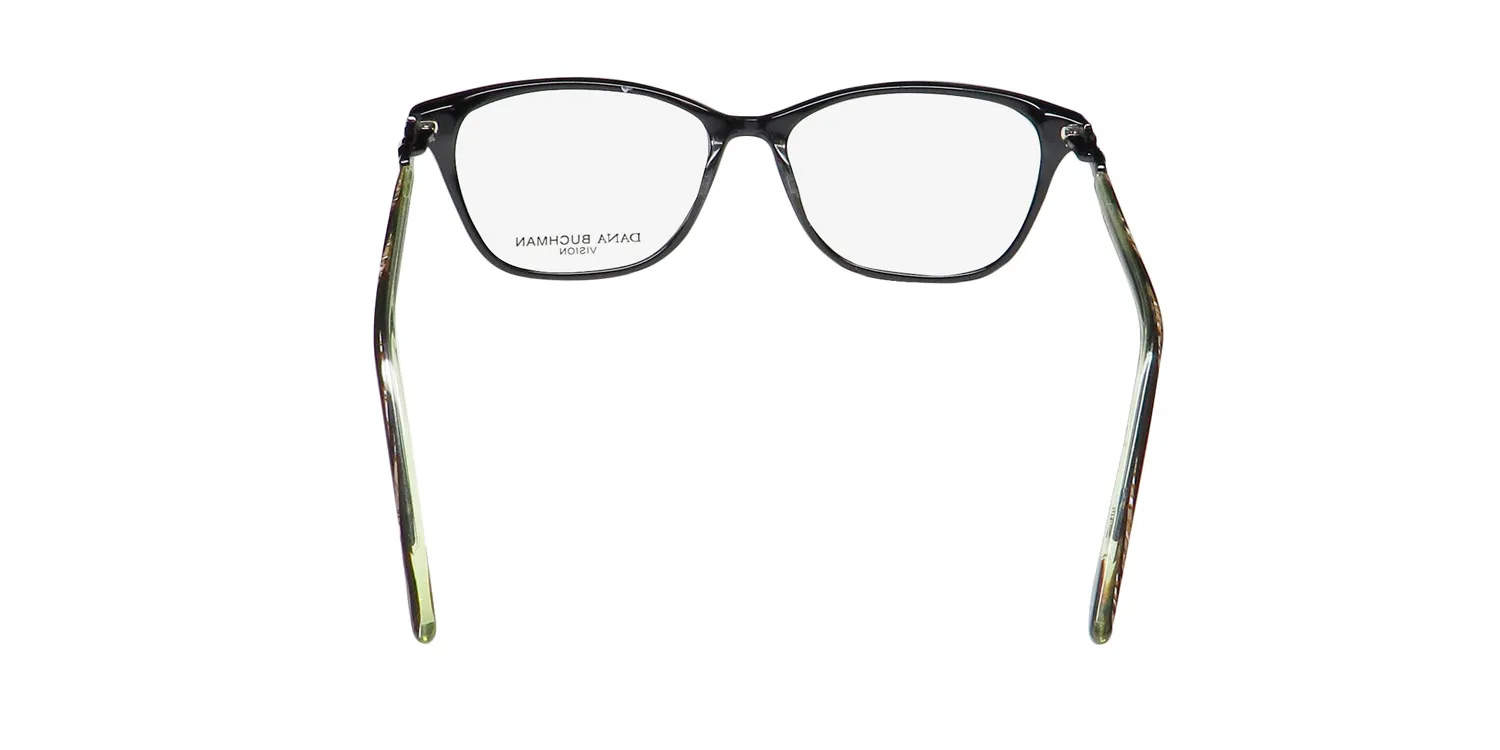 Dana Buchman Lillie eb Eyeglasses Ebony 54mm 5