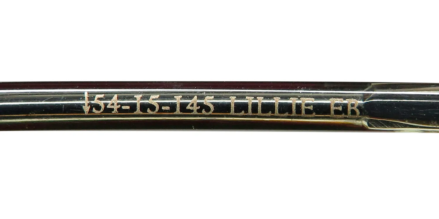 Dana Buchman Lillie eb Eyeglasses Ebony 54mm 8