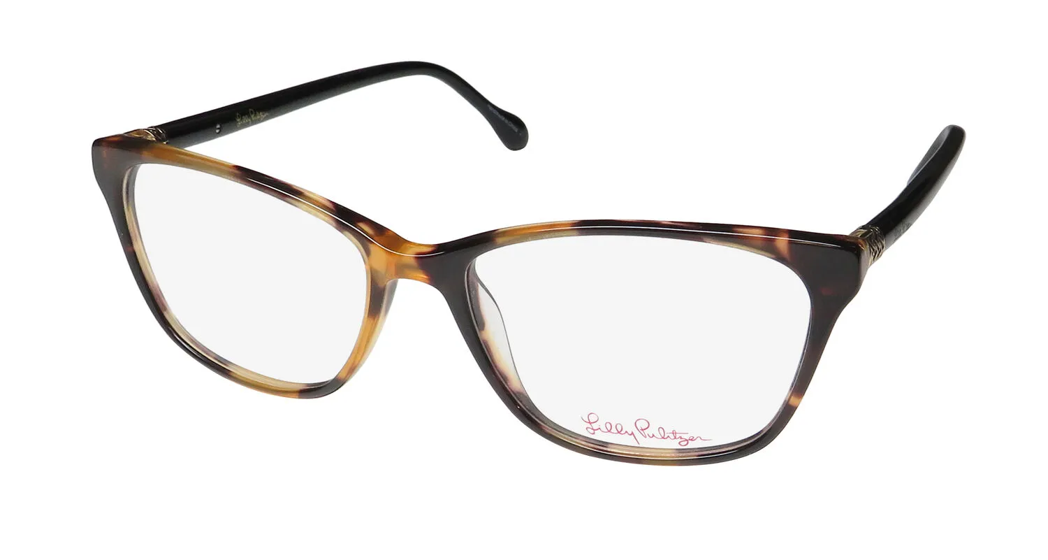 Lilly Pulitzer Lindley to Eyeglasses Tortoise Navy 54mm