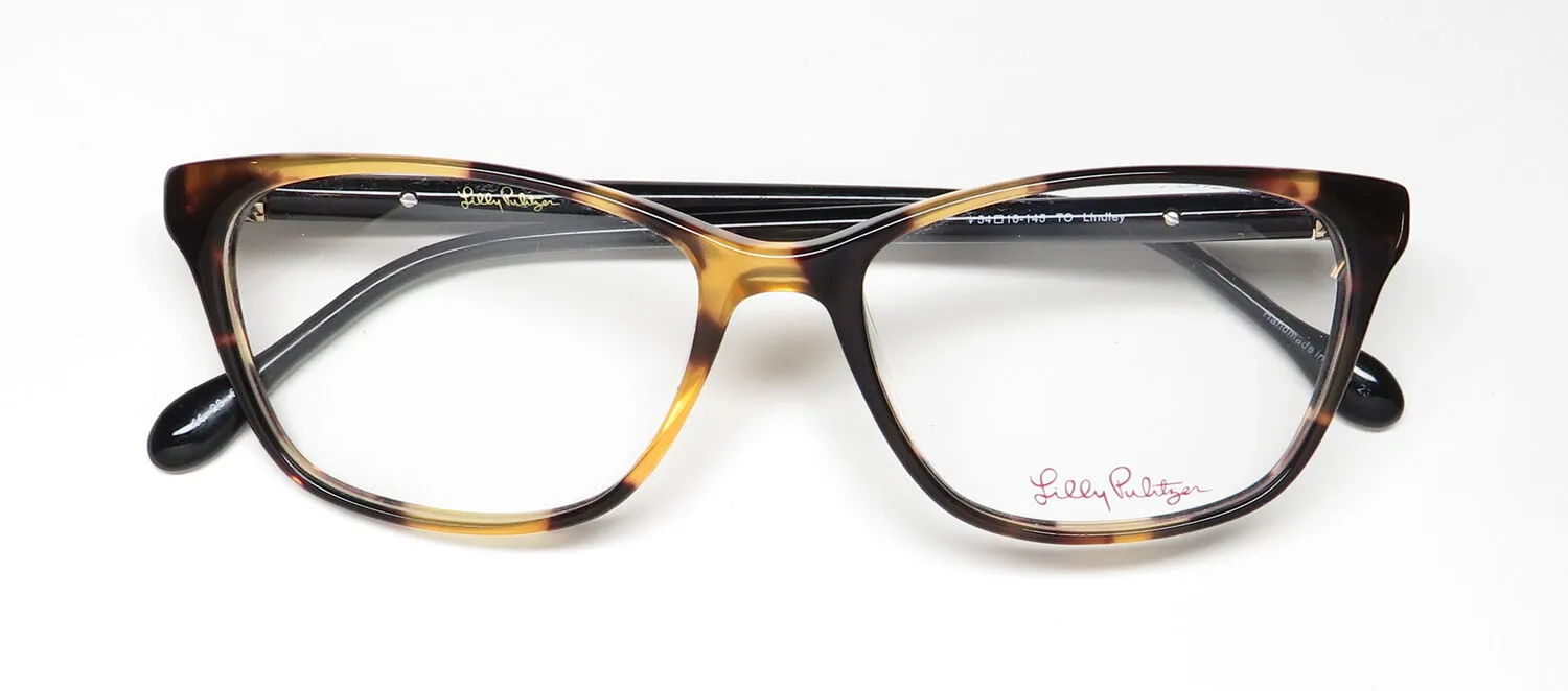 Lilly Pulitzer Lindley to Eyeglasses Tortoise Navy 54mm 2