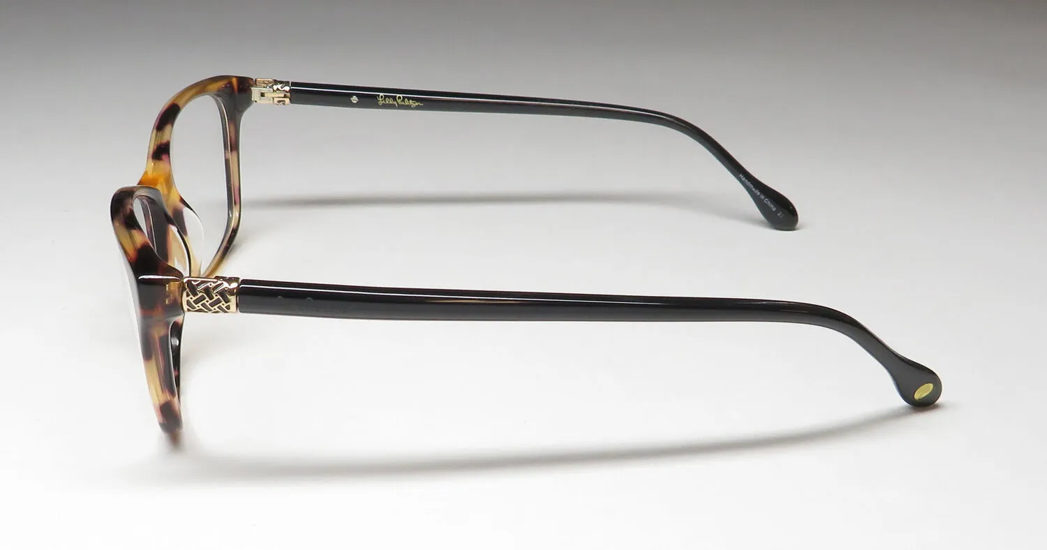 Lilly Pulitzer Lindley to Eyeglasses Tortoise Navy 54mm 4