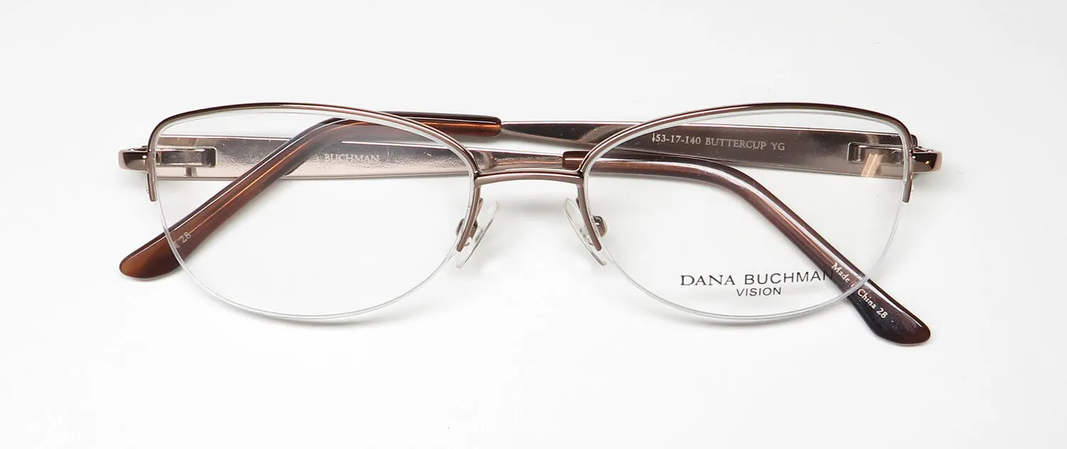 Dana Buchman Buttercup yg Eyeglasses Gold 53mm 2