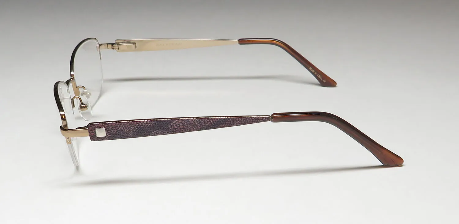 Dana Buchman Buttercup yg Eyeglasses Gold 53mm 4