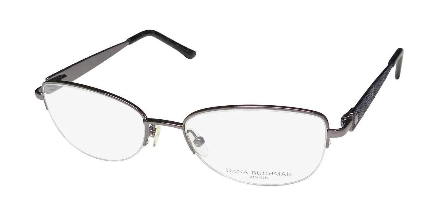 Dana Buchman Buttercup gm Eyeglasses Gunmetal 53mm