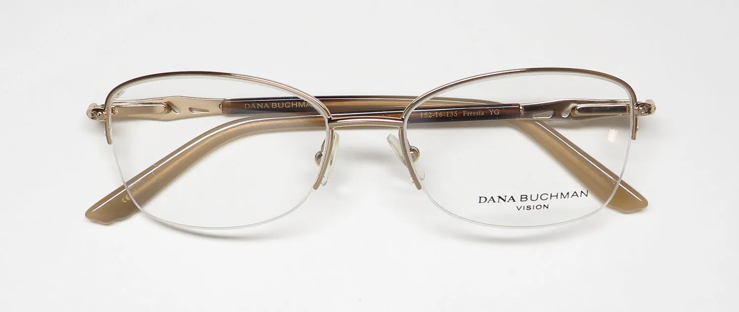 Dana Buchman Freesia yg Eyeglasses Gold 52mm 2