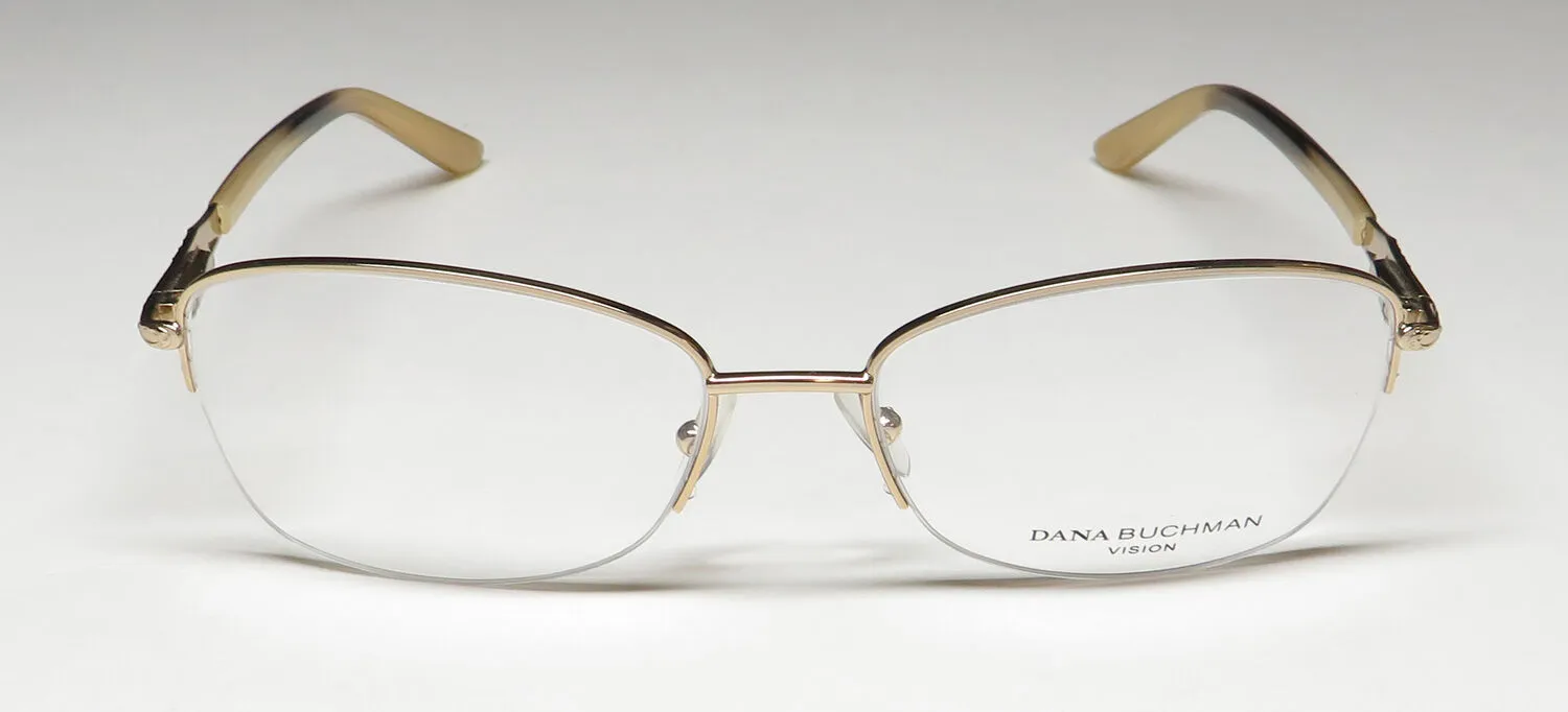 Dana Buchman Freesia yg Eyeglasses Gold 52mm 3