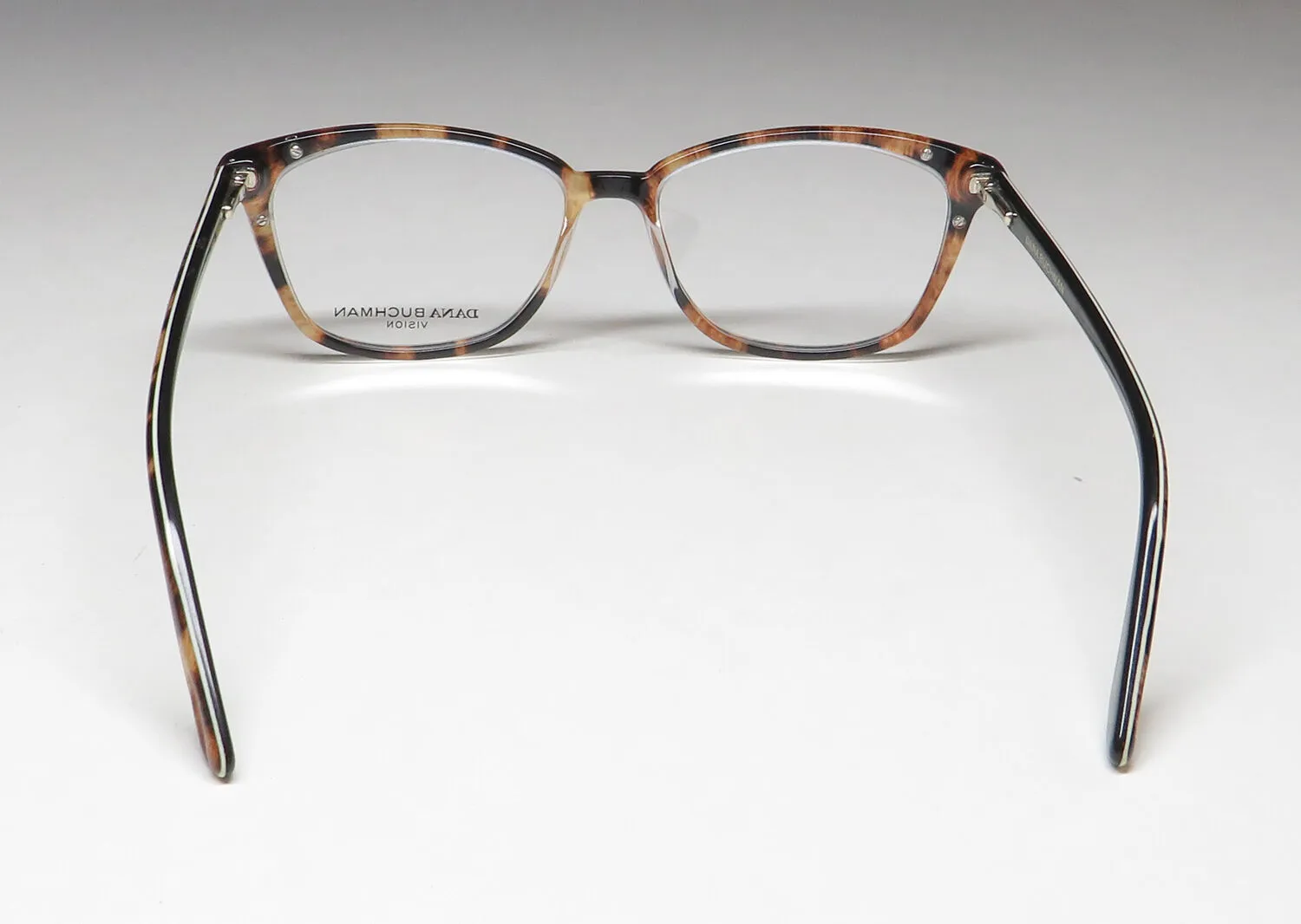 Dana Buchman Queen Anne bk Eyeglasses Black Cheetah 52mm 5
