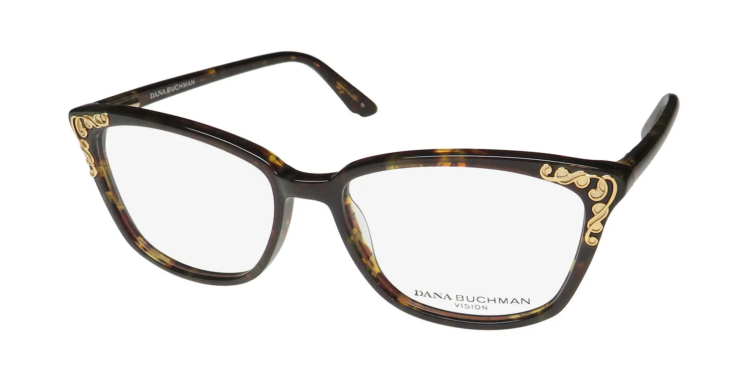 Dana Buchman Queen Anne to Eyeglasses Tortoise 52mm