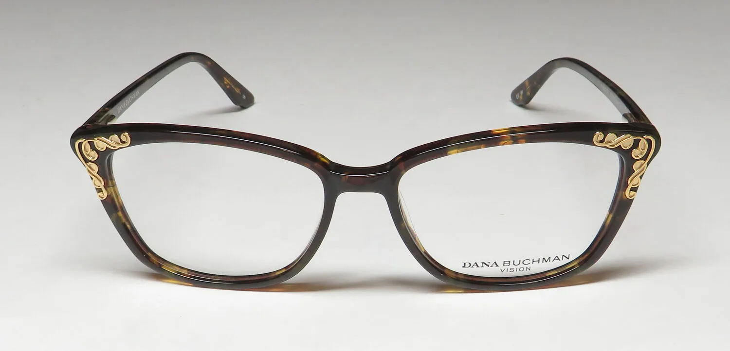 Dana Buchman Queen Anne to Eyeglasses Tortoise 52mm 3